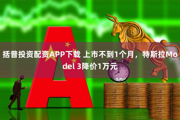 括普投资配资APP下载 上市不到1个月，特斯拉Model 3降价1万元