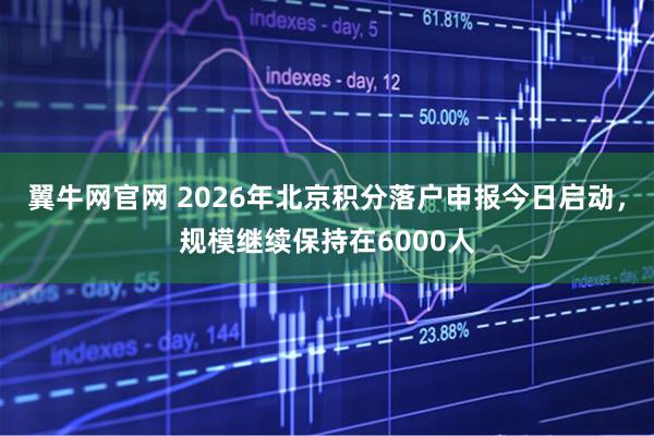 翼牛网官网 2026年北京积分落户申报今日启动，规模继续保持在6000人